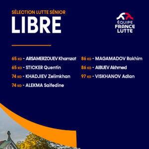 Sélection Lutte Libre - Tournoi Ranking Series - Croatie