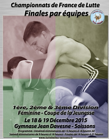 Finales par équipes
1e, 2e, 3e division, jeunesse, féminine